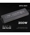 Alimentation LED 200W 24V DC - 8.25A, étanche IP67