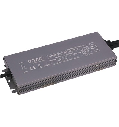Alimentation LED 300W 24V DC - 12.5A, étanche IP67