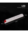 Alimentation LED 300W 24V DC - 12.5A, IP44, boîtier plastique
