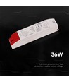 Alimentation LED 36W 12V DC - 3A, IP44 pour zones humides