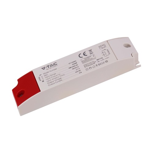 Alimentation LED 60W 12V DC - 5A, IP44 pour zones humides