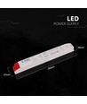 Alimentation LED 300W 12V DC - 25A, IP44 pour zones humides