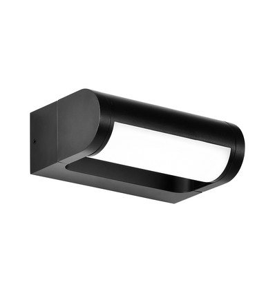 Applique murale LED V-Tac 10W - Noir, IP65, puce Cree, 3000K, garantie 6 ans