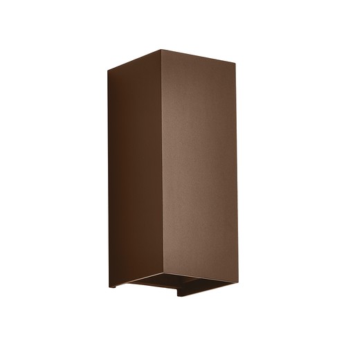Applique LED 10W - CCT 3-en-1, Acier couleur corten, IP65, Faisceau Haut/Bas
