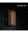 Applique LED 10W - CCT 3-en-1, Acier couleur corten, IP65, Faisceau Haut/Bas