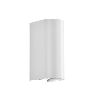 Applique LED 10W - CCT 3-en-1, boîtier blanc, IP65, éclairage haut/bas