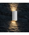 Applique LED 10W - CCT 3-en-1, boîtier blanc, IP65, éclairage haut/bas