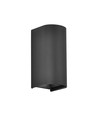 Applique murale LED 10W - CCT 3-en-1, IP65, noire, éclairage haut/bas