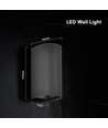 Applique murale LED 10W - CCT 3-en-1, IP65, noire, éclairage haut/bas