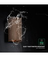 Applique murale LED 10W 3-en-1 - Boîtier couleur corten, IP65, haut/bas, source incluse