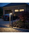 Borne LED V-Tac 10W - Noir, 3000K, IP65, Garantie 6 ans