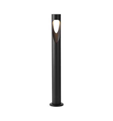 V-Tac Borne LED 6W - Noir, IP65, 3000K, Chip Cree, Garantie 6 ans