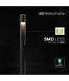 Borne LED V-Tac 11W - Noir, IP65, 3000K, puce Cree, garantie 6 ans
