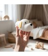Veilleuse chiot MOCHI en silicone souple - rechargeable, blanc chaud/neutre