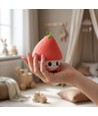 Veilleuse Fraise MOCHI en silicone souple - rechargeable, tactile et dimmable