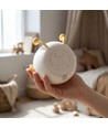 Veilleuse Poire MOCHI en silicone souple - rechargeable, changement de couleur + blanc chaud