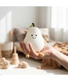 Veilleuse Poire MOCHI en silicone souple - rechargeable, changement de couleur + blanc chaud