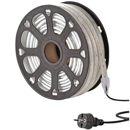 Ruban LED chantier 50m - 230V, IP65, 1500 lm/m, 12W/m, 4000K, Éclairage de chantier