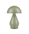Lampe de table LED rechargeable - Vert, Ø15cm, H22cm, tactile dimmable, 3en1, IP20