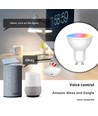 Ampoule LED V-Tac 5W Smart Home - Tuya/Smart Life, compatible Google Home, Alexa et smartphones, Spot GU10