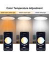 Lot de 6 spots LED RGB+CCT Smart Home - 5W, Bluetooth, télécommande, compatible Google Home et Alexa