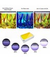 Rampe LED aquarium 75-93 cm - 22W, blanc/bleu/rouge/vert/violet, longueur réglable, IP66