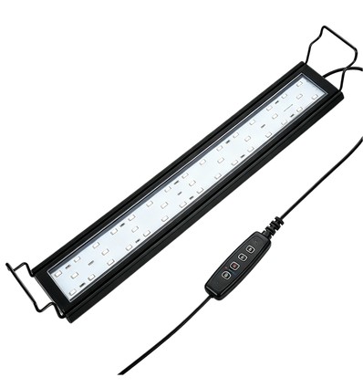 Rampe LED aquarium 75-93 cm - 22W, blanc/bleu/rouge/vert/violet, longueur réglable, IP66
