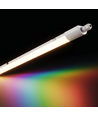 Réglette slim 120cm RA93 câblage traversant - 36W, 120lm/W, IP65
