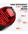 Casquette de luminothérapie - Infrarouge, batterie incluse