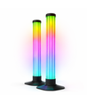 Lot de 2 lampes de table RGBIC - 43 cm, effet lumineux 360°