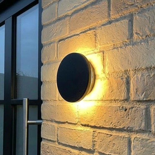 Applique murale DOME 12W - CCT, IP65, noir
