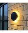 Applique murale DOME 18W - CCT, IP65, noir