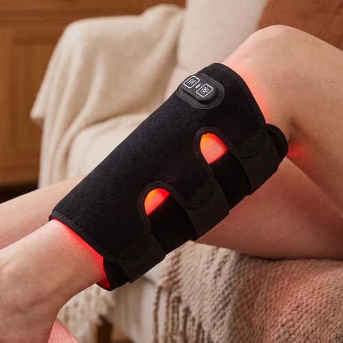 Luminothérapie pour tibia - Infrarouge, 47x27cm, 10W, avec batterie
