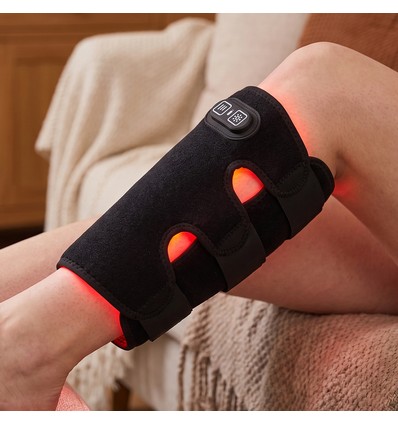 Luminothérapie pour tibia - Infrarouge, 47x27cm, 10W, avec batterie