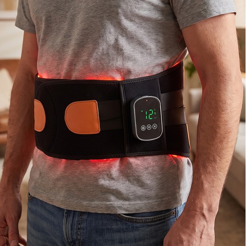 Ceinture de luminothérapie chauffante hanche et dos - Infrarouge, 25x120cm, 10W, avec batterie