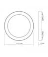 Plafonnier 18W, 3CCT - Ø217 mm, source lumineuse intégrée