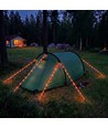 Corde lumineuse orange 5m - mousqueton, max. 80 kg
