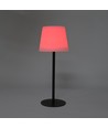 Lampe de table LED RGBW rechargeable solaire - Blanc, télécommande