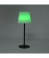 Lampe de table LED RGBW rechargeable solaire - Blanc, télécommande