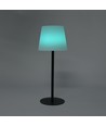 Lampe de table LED RGBW rechargeable solaire - Blanc, télécommande