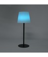 Lampe de table LED RGBW rechargeable solaire - Blanc, télécommande