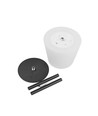 Lampe de table LED RGBW rechargeable solaire - Blanc, télécommande