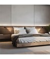 Mini spot mural GU10 avec interrupteur, noir - sans source lumineuse