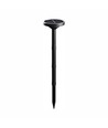 Lampe solaire de jardin 1W avec piquet CCT - 3 couleurs, hauteur réglable, IP65, noir