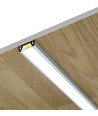 Profilé aluminium 1m SURFACE10 BC/UX - Anodisé, montage en applique, rail LED