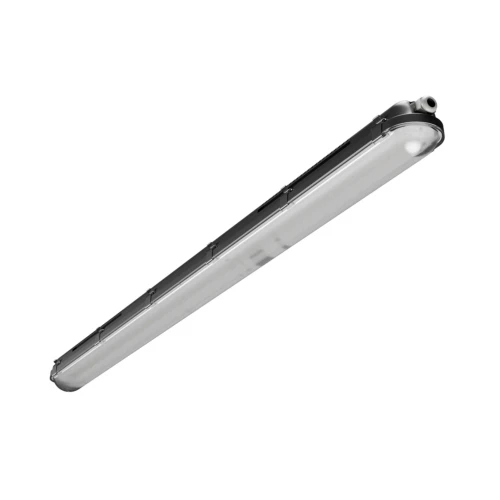 Réglette LED 120cm 40W Gigant Pro - Câblage traversant, 150lm/W, Wattage réglable, IP66, IK10, Noir