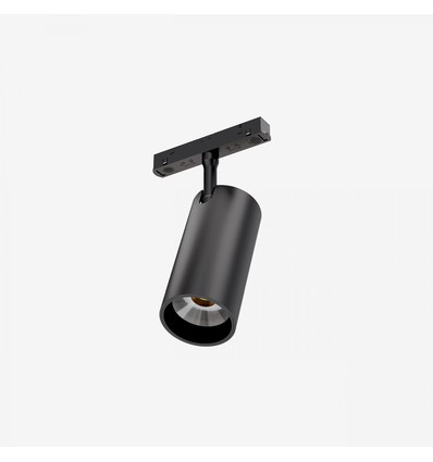 Projecteur rail LED 20W System Shift CCT - 24°, noir, switch CCT, 6,5x14cm