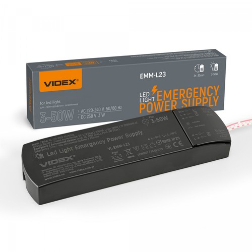 Module de secours LEDlife pour éclairage LED, 3-50W - 162x45x22 mm, batterie de secours pour éclairage de sécurité