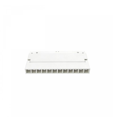 Spot linéaire orientable 12W System Shift Grid S - CCT, blanc, 22,5 cm, 48V