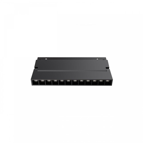 Spot sur rail LEDlife System Shift CCT Grid S, 12W - Orientable, switch CCT, noir, 22,5cm